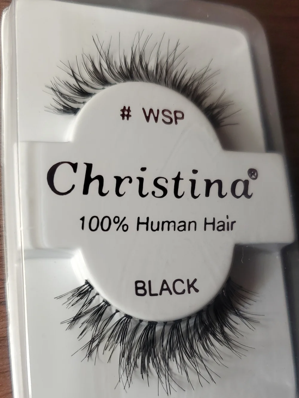 Christina Black 100% Human Hair False Eyelashes - Flared Volume Set 4